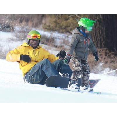 Gwen Stefani & Seal treffen sich im Ski-Urlaub