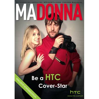 Cover-Model by HTC & MADONNA 