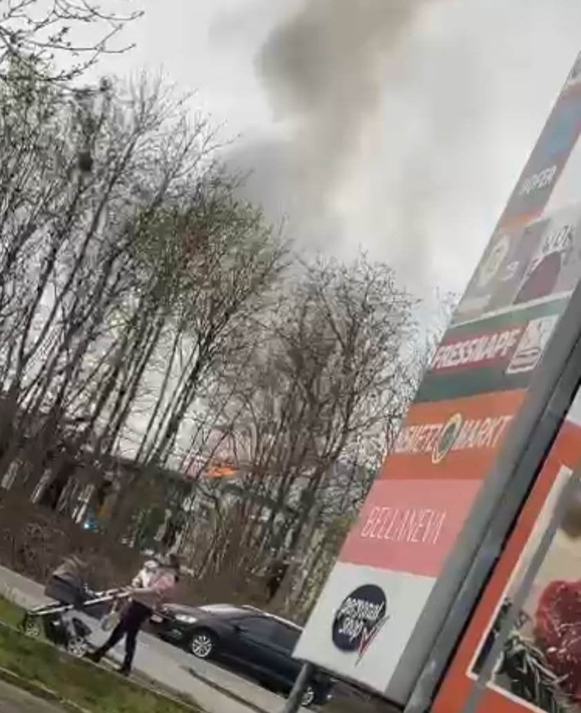 Dachbrand in Wien