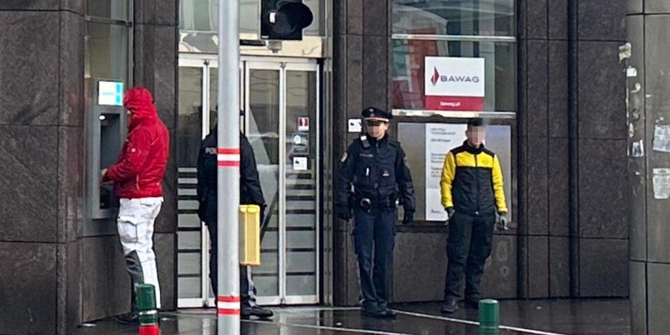 Überfall in Bank in Wien