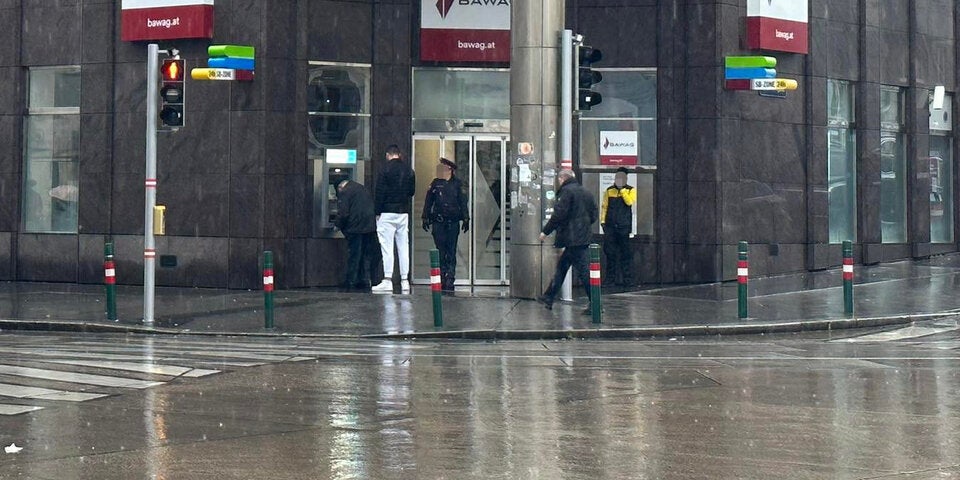 Überfall in Bank in Wien