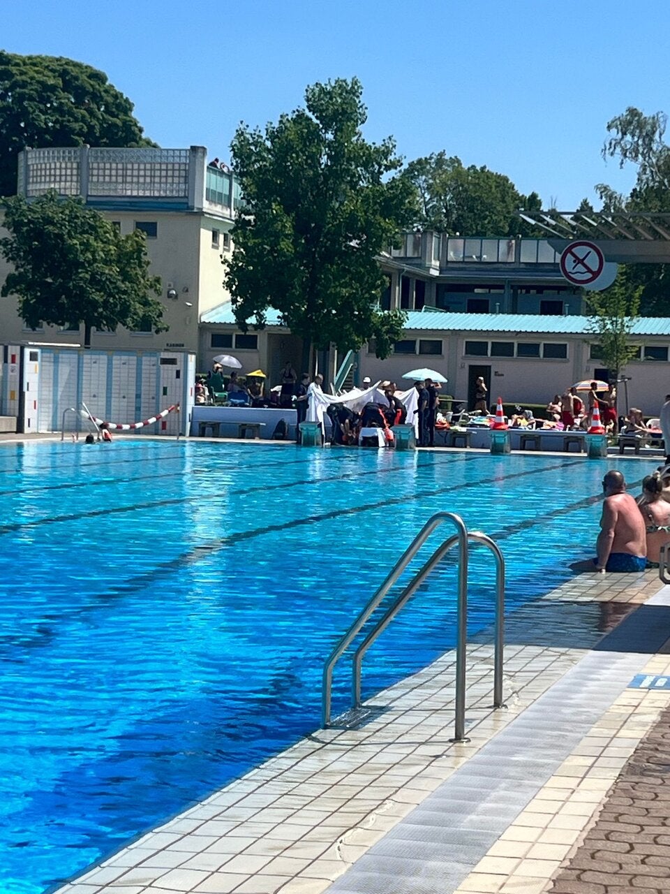 Laaerbergbad lebloser Mann