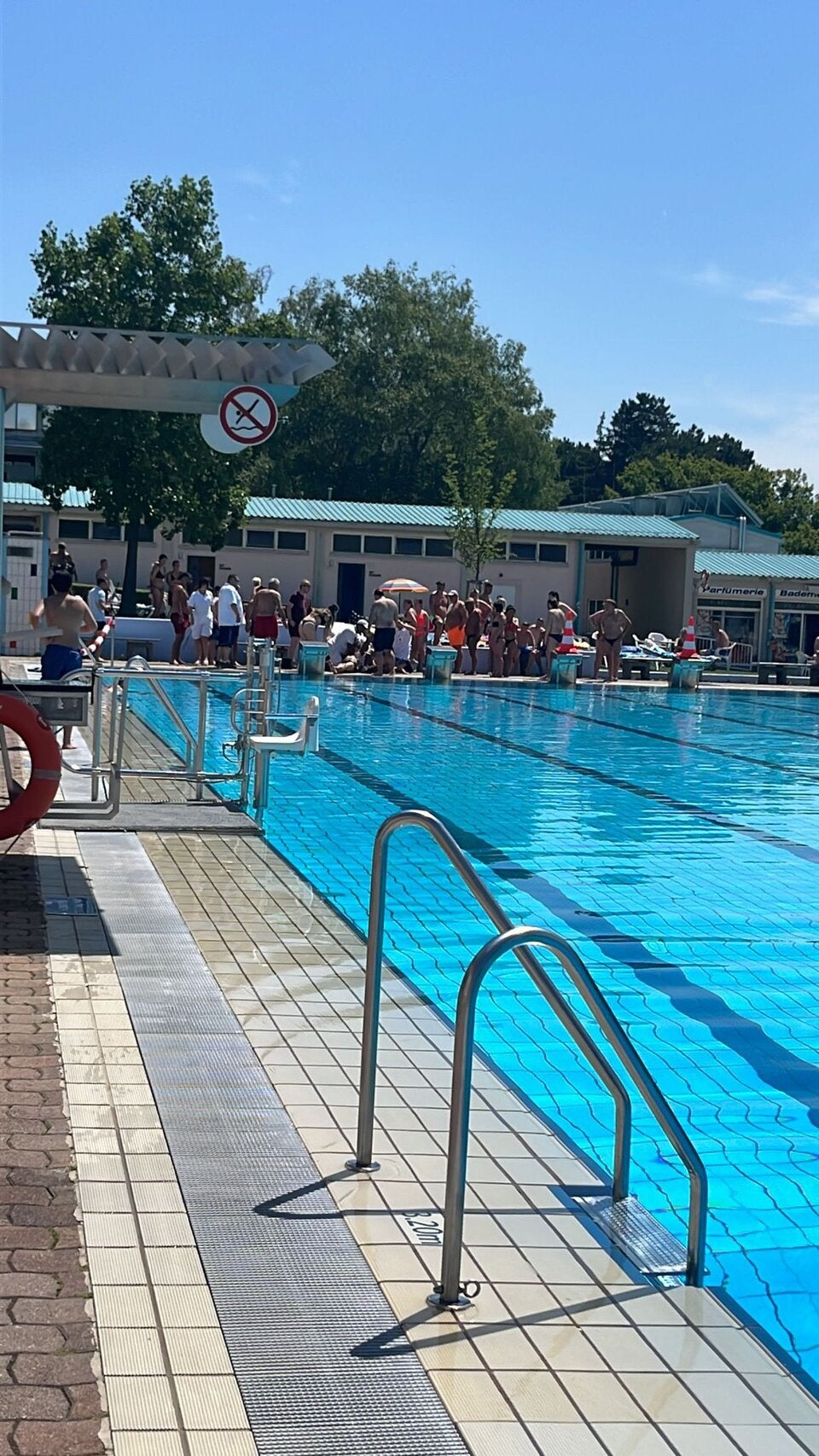 Laaerbergbad lebloser Mann