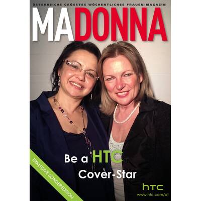 Cover-Model by HTC & MADONNA 