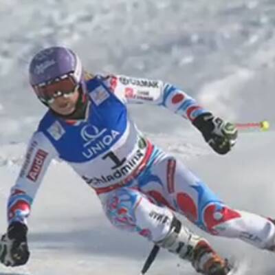 Die Bilder des Damen Riesentorlaufes