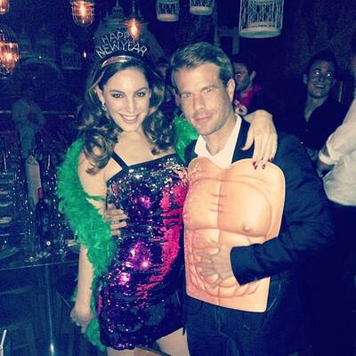So feierten die Stars ins Jahr 2014