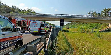 Unfall auf der Mattersburg Schnellstra&szlig;e S4