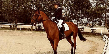 Alexandra H. Unfall Polizei-Pferd