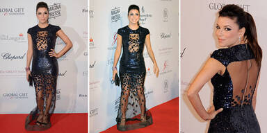 Eva Longoria in fragw&uuml;rdigem Kleid