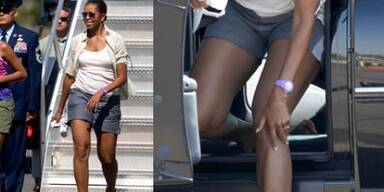 First Lady in Shorts: Amis emp&ouml;rt