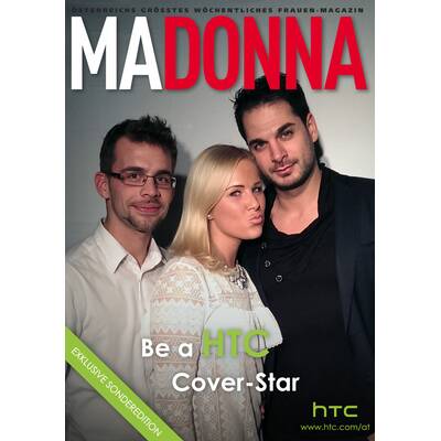 Cover-Model by HTC & MADONNA 