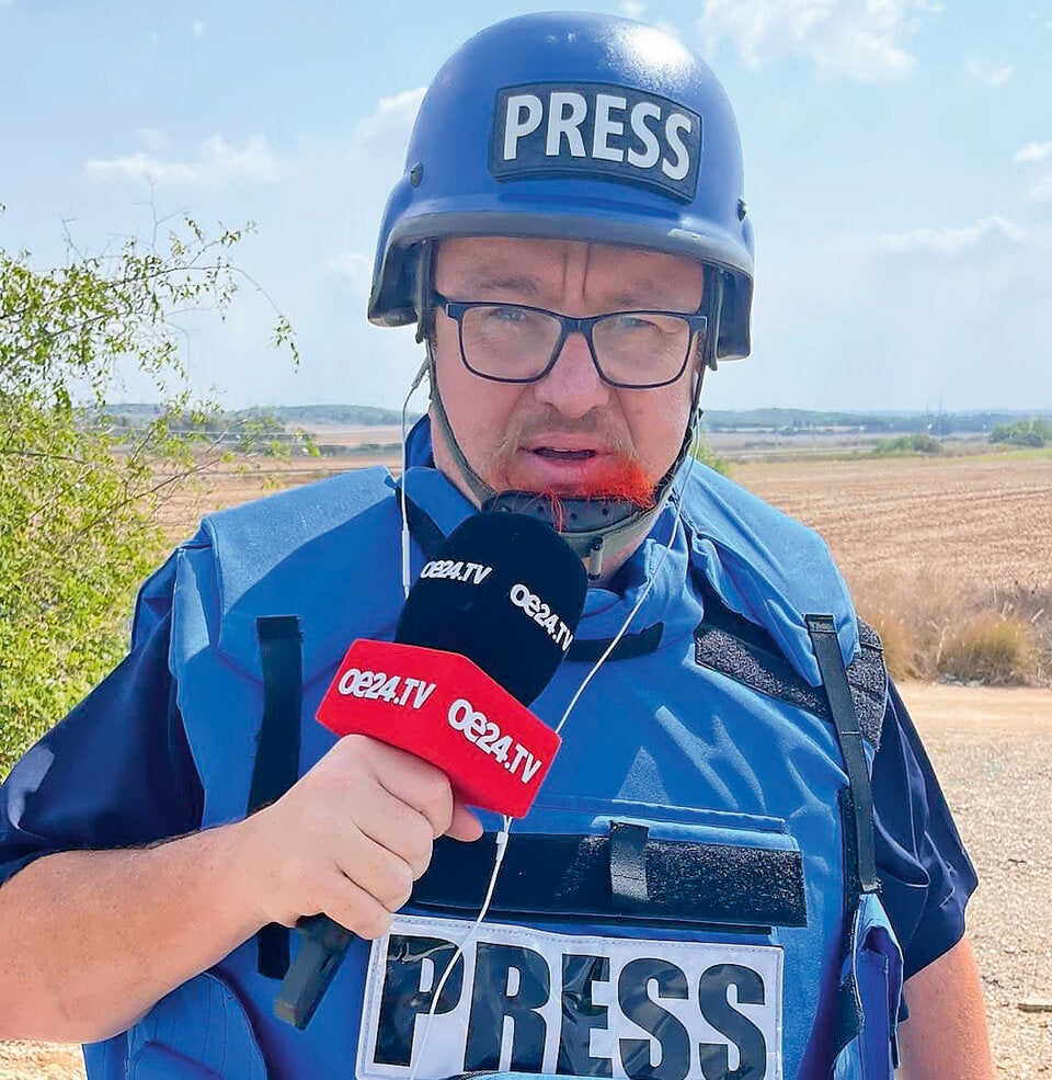 oe24.TV-Reporter Mike Vogl berichtet aus Israel
