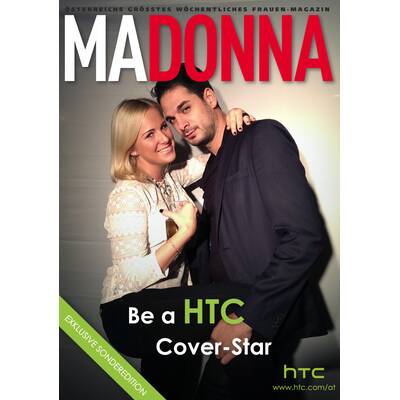 Cover-Model by HTC & MADONNA 