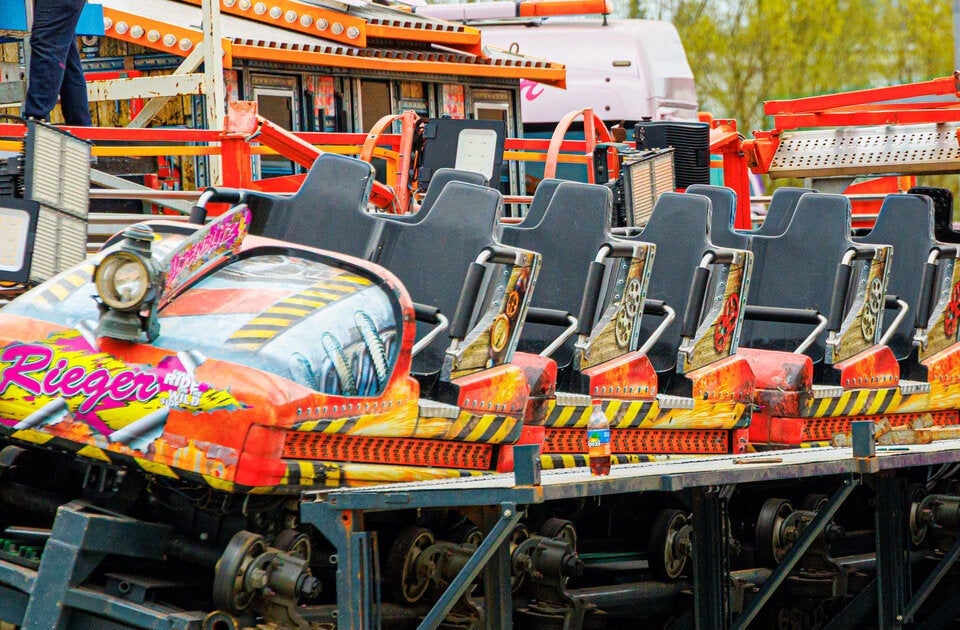 Leere Fahrgeschäfte.