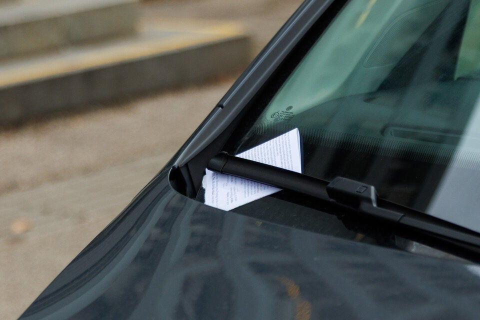 Polizei kassierte Strafzettel.