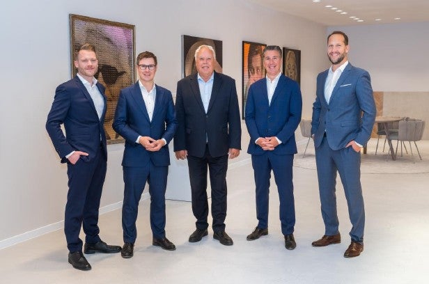 Geschäftsführung der 3SI Immogroup. V.l.n.r.: Marcus Scholz, Claus Schmidt, Harald Schmidt,Michael Schmidt, Christian Ziegler