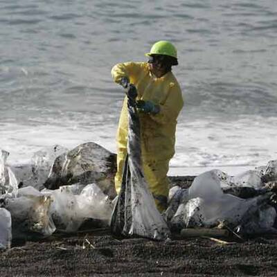 Ölpest in der Bucht von San Francisco