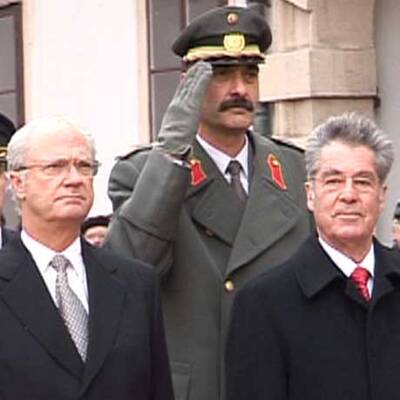 König Carl XVI. Gustaf und Königin Silvia in Wien