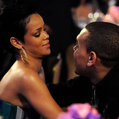 Stunden vor Eklat turtelten Rihanna & Chris