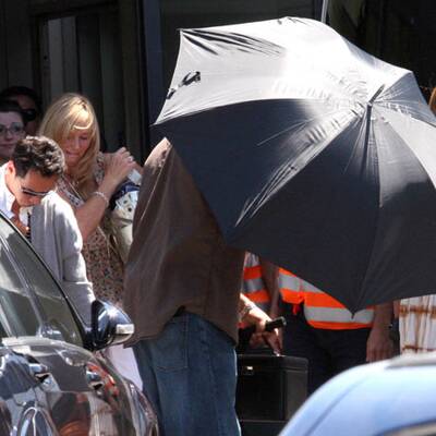 Jennifer Lopez mit Zwillingen in Rom