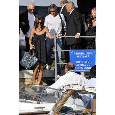George Clooney mit Freundin in Venedig