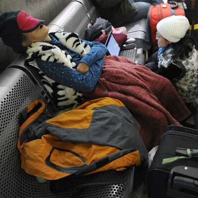 Wien-Schwechat lahm gelegt