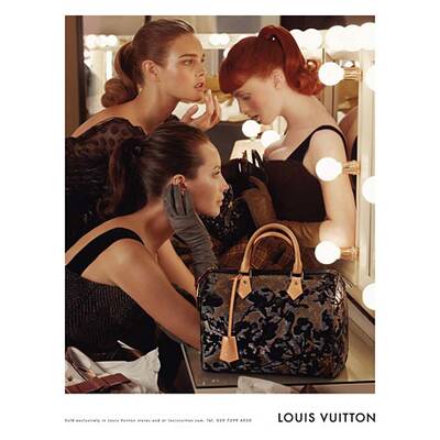So schön: Louis Vuitton Herbst 2010 mit Christy Turlington, Natalia Vodianova und Karen Elson