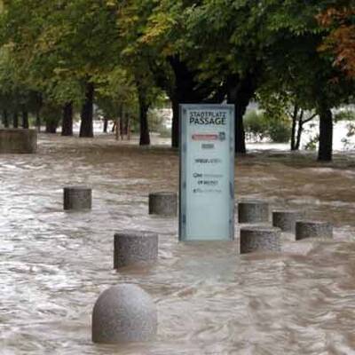 Hochwasser in Ransing bei Mariazell
