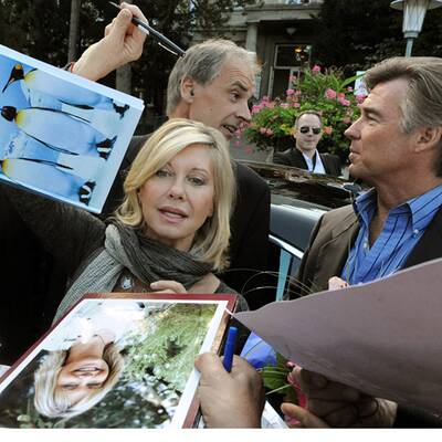 Kampf gegen Brustkrebs Olivia Newton John in Wien