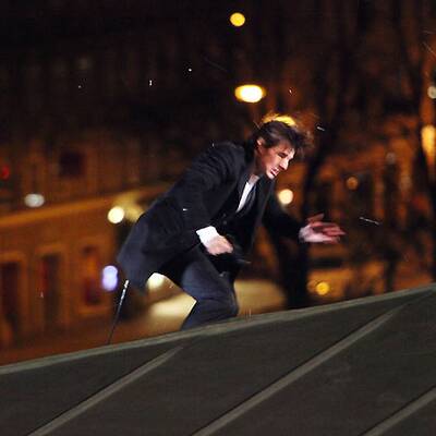 Action bei Cruise-Diaz-Dreh in Salzburg