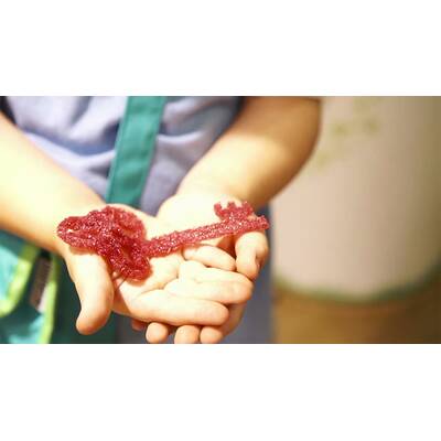 3D-Drucker druckt leckere Gummibärchen