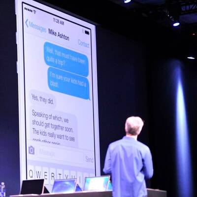 Apple zeigt iOS 7 und Co.