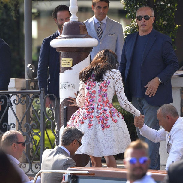 Clooneys große Hochzeitsparty