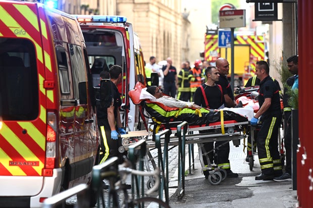 Explosion in Lyon
