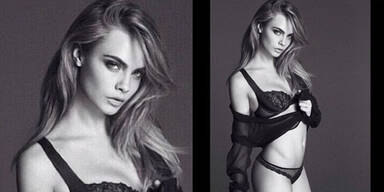 Cara Delevingne zeigt sich sexy in Dessous