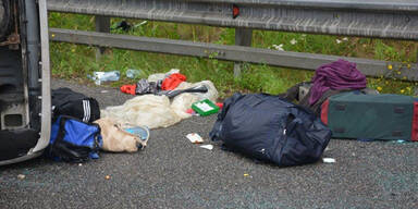 Horror-Crash auf A2: Mutter und Kind tot