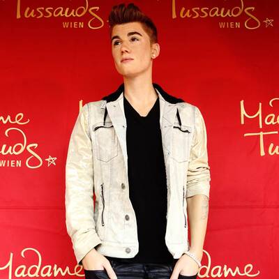 Wachsfigur von Justin Bieber in Wien