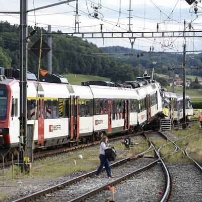 Zugunglück in der Schweiz
