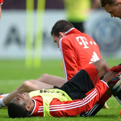Alaba verletzte sich im Training
