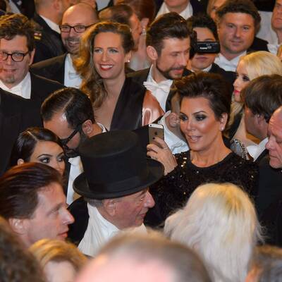 Kim Kardashian am Opernball