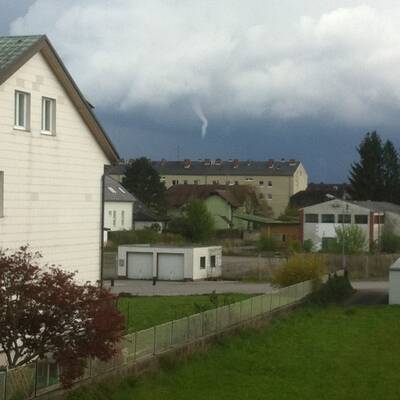Beinahe-Tornado über Perg