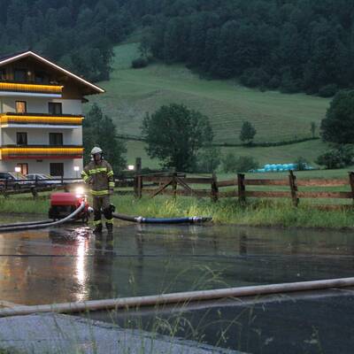 Schweres Unwetter im Pinzgau