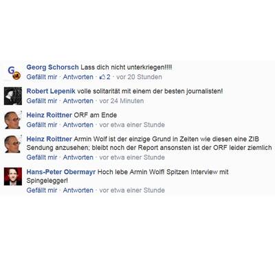 Armin Wolf abgesägt? Das sagen Nutzer auf Facebook und Twitter.