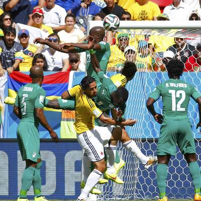 Bilder zu Kolumbien gegen Elfenbeinküste