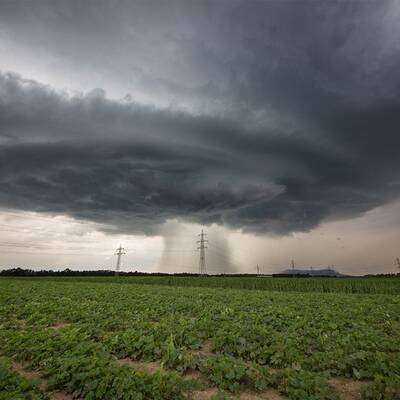 Hagel aus Superzelle