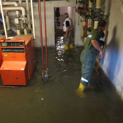Mehrere Keller wurden überflutet