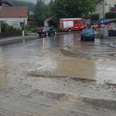 Wassermassen und Stromausfall