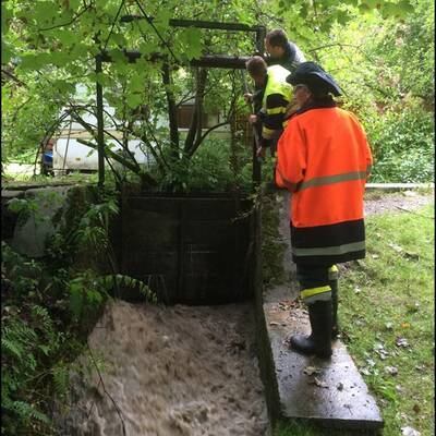 Hermagor unter Wasser