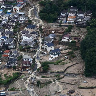 Gewaltiger Erdrutsch in Japan