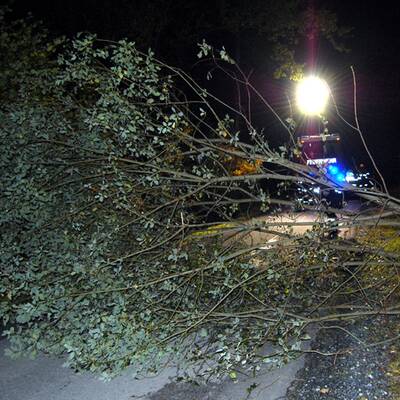Starke Windböen in Pinkafeld
